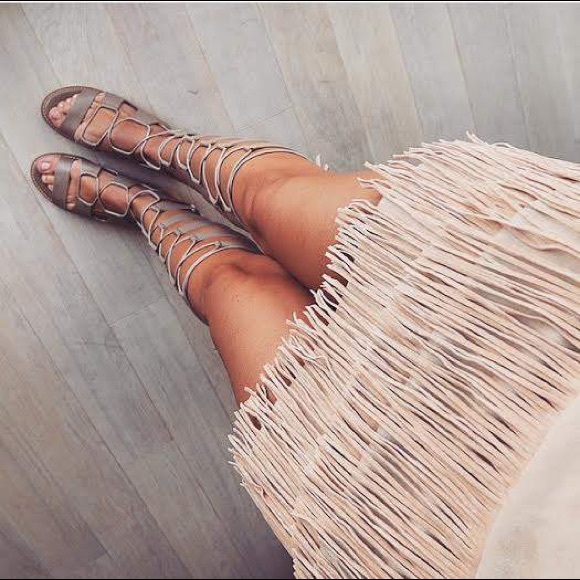 Zara Shoes - NWT Zara gladiator sandals nude sexy for summer